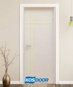 Cửa gỗ công nghiệp MDF Veneer - p1r4a