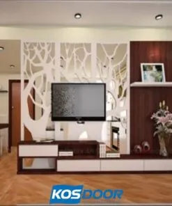 Kệ tivi chạy vách trang trí CND